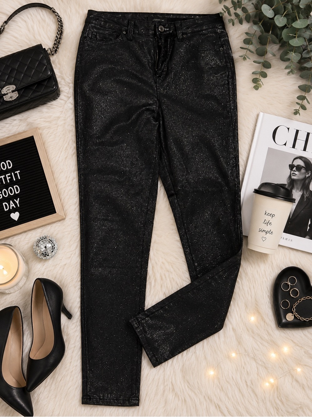 Seven7 Ladies Black Jeans